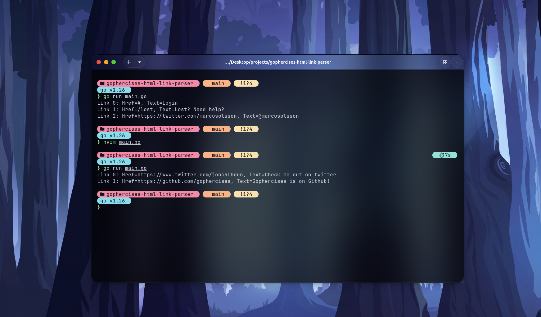 HTML Link Parser